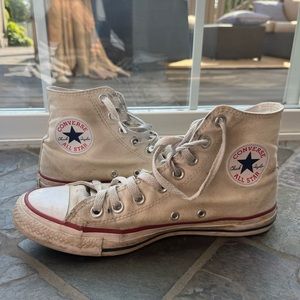 White Converse High Top